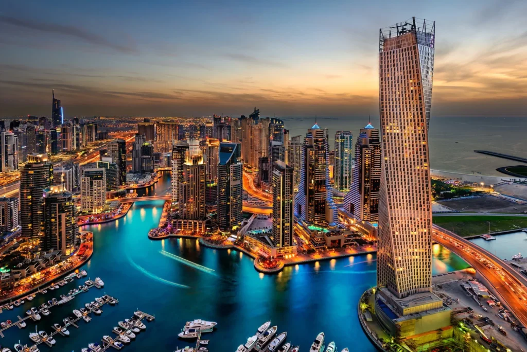 Dubai skyline Dubai skyline